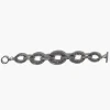 Rhinestone Chunky Cable Chain Bracelet