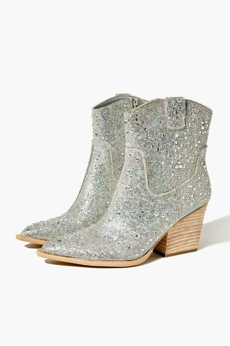 Rhinestone Cowboy Ankle Boots