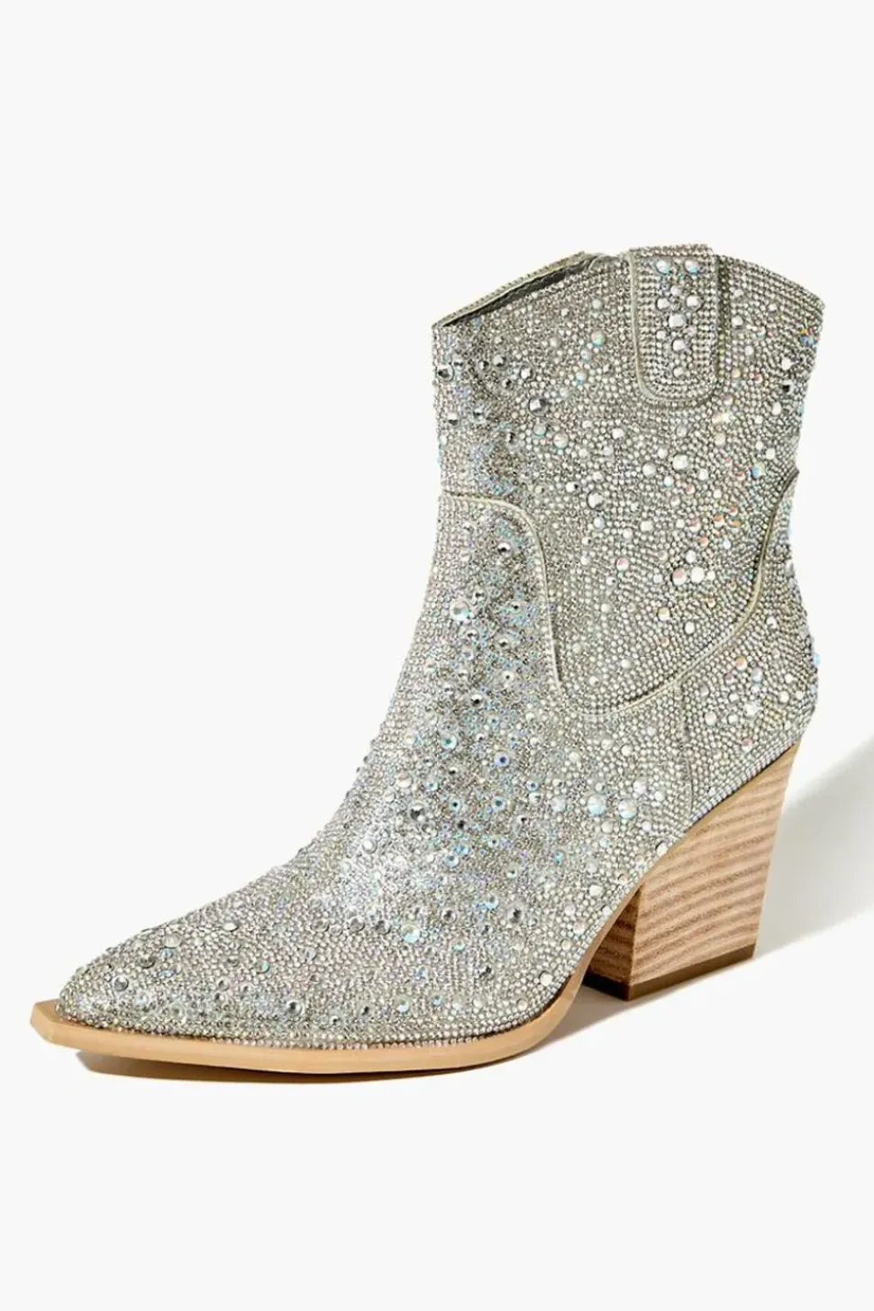 Rhinestone Cowboy Ankle Boots