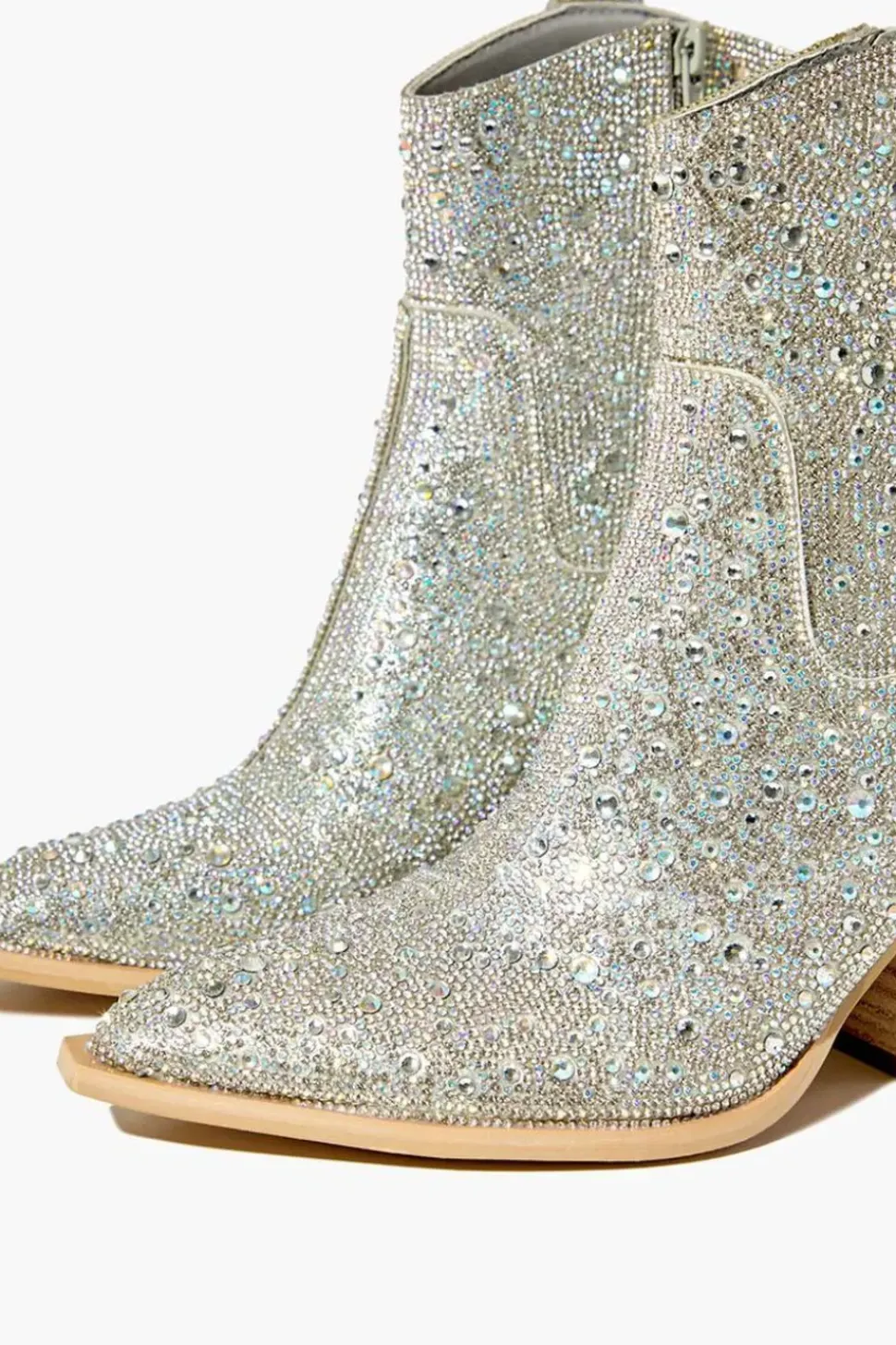 Rhinestone Cowboy Ankle Boots