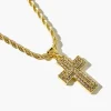 Rhinestone Cross Pendant Necklace