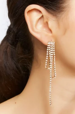 Rhinestone Drop Earrings