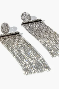 Rhinestone Duster Earrings