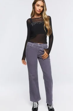 Rhinestone Fantasy Mesh Top