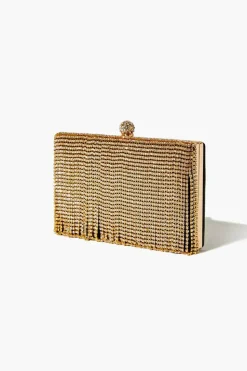 Rhinestone Fringe Clutch Bag