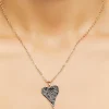 Rhinestone Heart Necklace