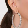 Rhinestone Hoop Earrings