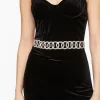 Rhinestone O-Ring Belt