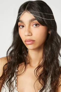 Rhinestone Tiered Head Chain
