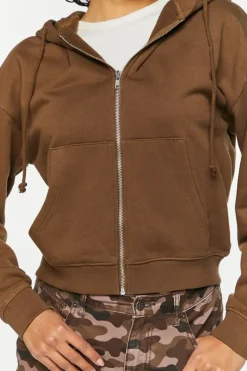 Rhinestone Wings Graphic Zip-Up Hoodie