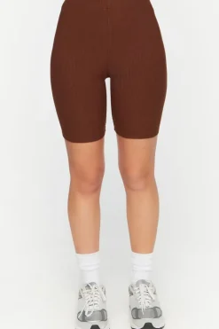 Ribbed Biker Shorts