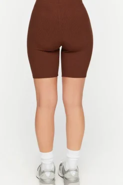 Ribbed Biker Shorts