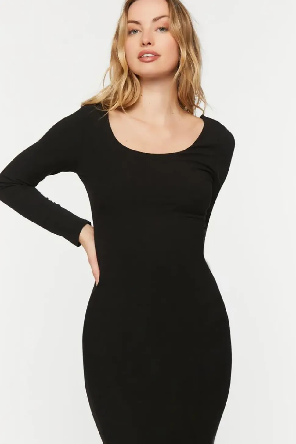Ribbed Bodycon Mini Dress
