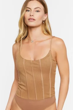 Ribbed Cami Bodysuit
