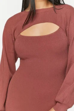 Ribbed Cami Romper & Bolero Set