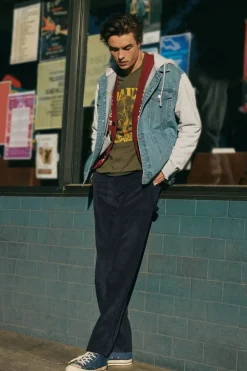 Ribbed Drawstring Pants