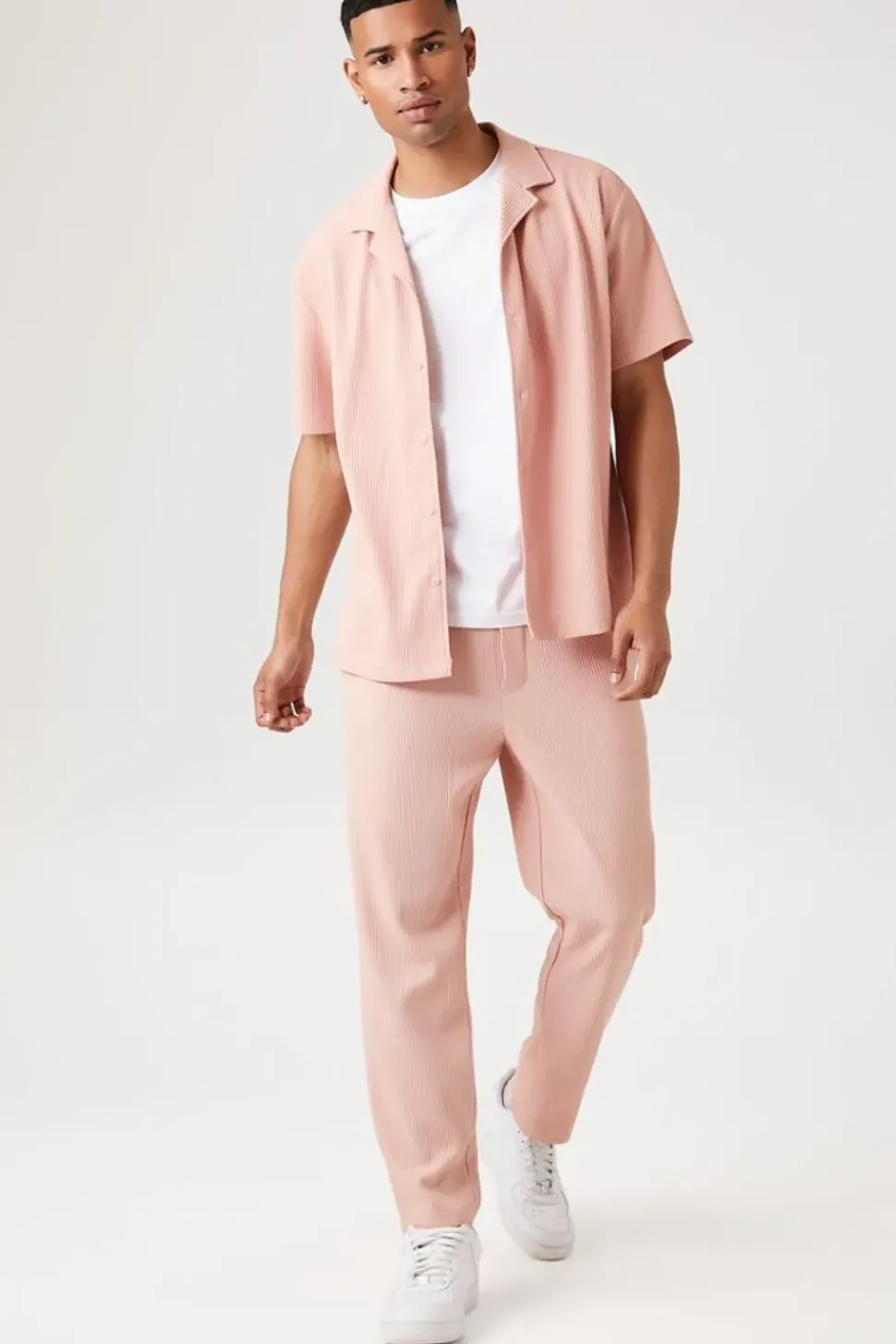 Ribbed Drawstring Pants