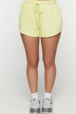 Ribbed Drawstring Shorts