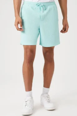 Ribbed Drawstring Shorts