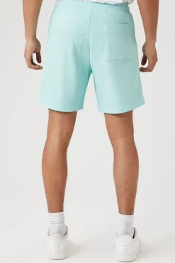 Ribbed Drawstring Shorts