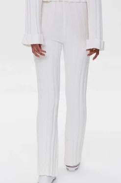 Ribbed Flare Pants