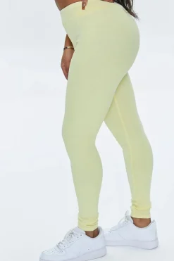Ribbed High-Rise Leggings