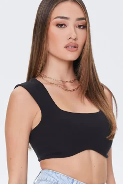 Ribbed Knit Crop Top
