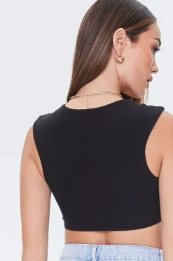 Ribbed Knit Crop Top