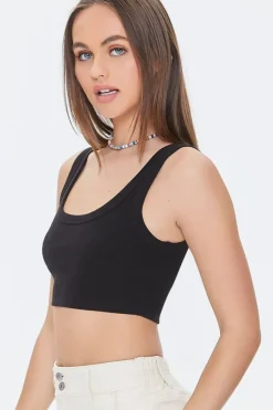 Ribbed Knit Crop Top