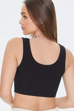 Ribbed Knit Crop Top