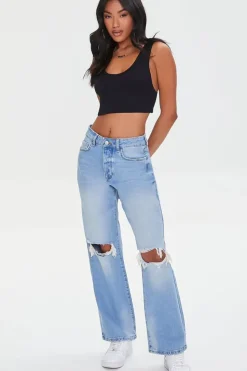 Ribbed Knit Crop Top