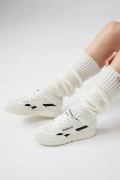 Ribbed Knit Leg Warmers