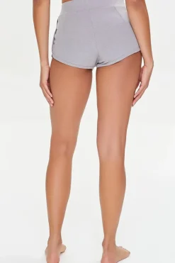 Ribbed Knit Lounge Shorts