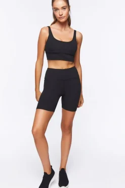 Ribbed Longline Sports Bra