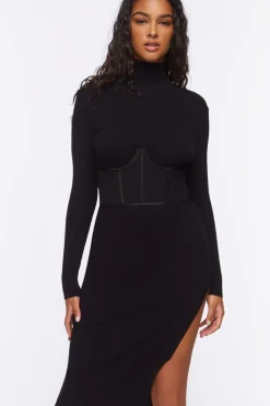Ribbed Midi Sweater Dress