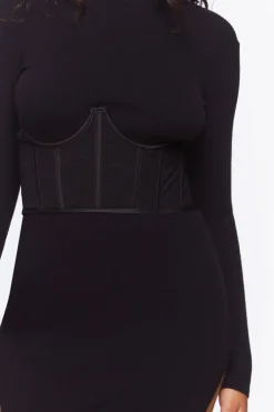 Ribbed Midi Sweater Dress