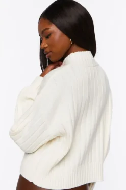 Ribbed Mock Neck Sweater