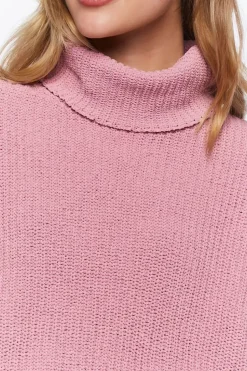 Ribbed Turtleneck Sweater