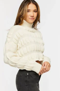 Ribbed Turtleneck Sweater