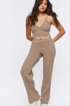 Rib-Knit Cami & Pants Set