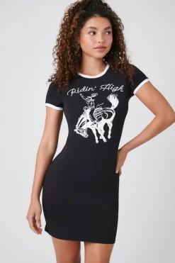 Ridin High Graphic Mini Dress
