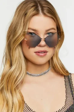Rimless Butterfly Sunglasses