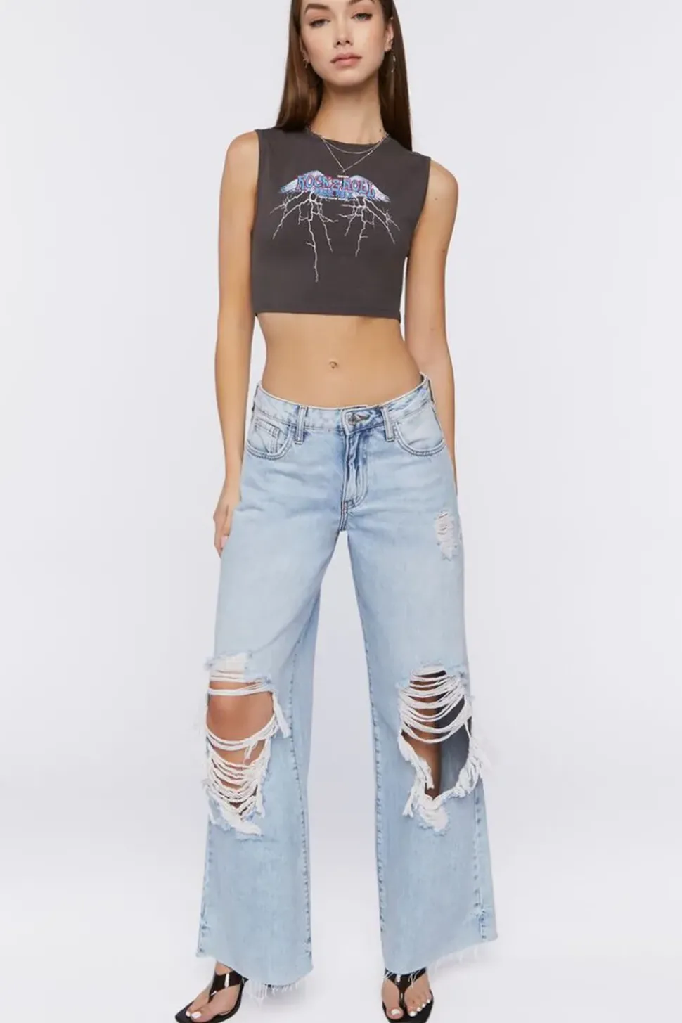 Rock & Roll Graphic Muscle Tee