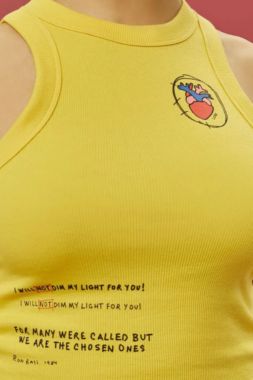 Ron Bass Cropped Tank Top