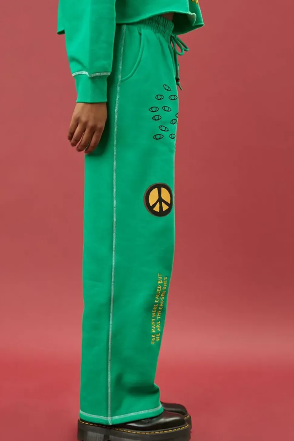 Ron Bass Embroidered Sweatpants