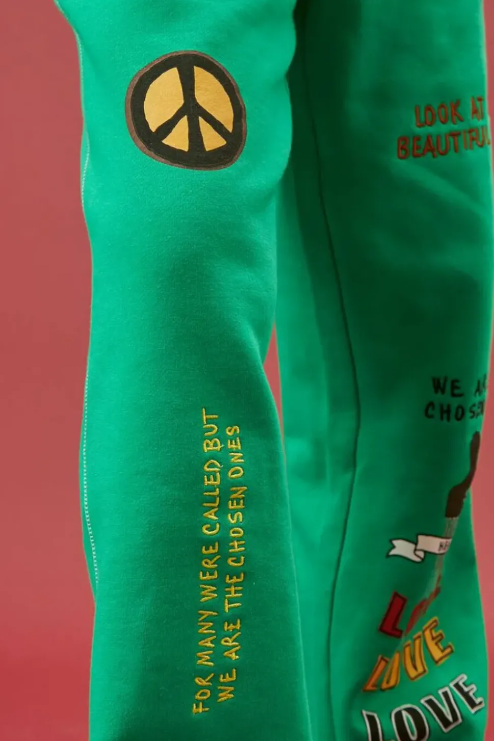 Ron Bass Embroidered Sweatpants