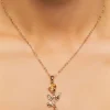 Rose Pendant Necklace