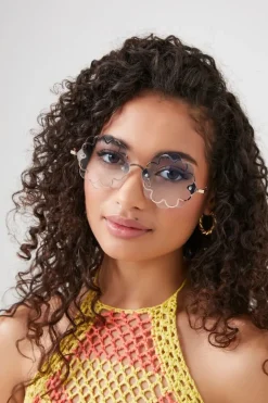 Round Flower-Shaped Sunglasses