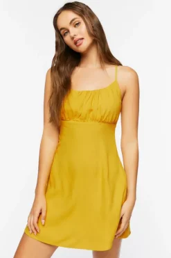 Ruched Bust Mini Dress