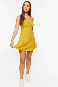 Ruched Bust Mini Dress